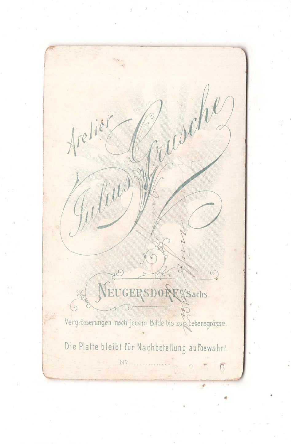 Fotografie Feine Dame - Neugersdorf 1890er