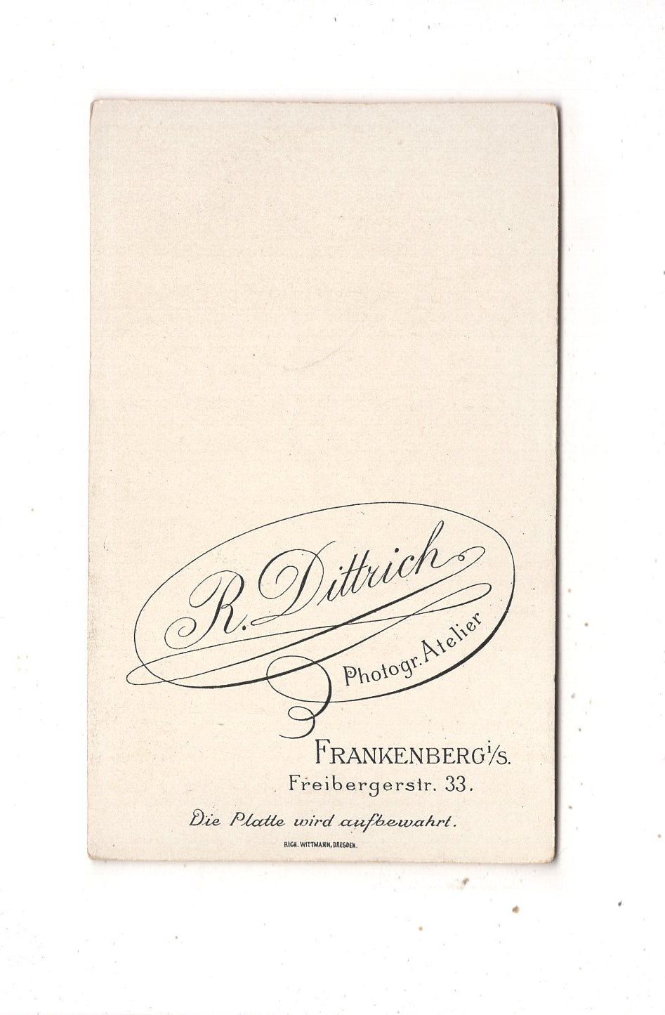 Fotografie Feine Dame mit Baby - Frankenberg um 1890