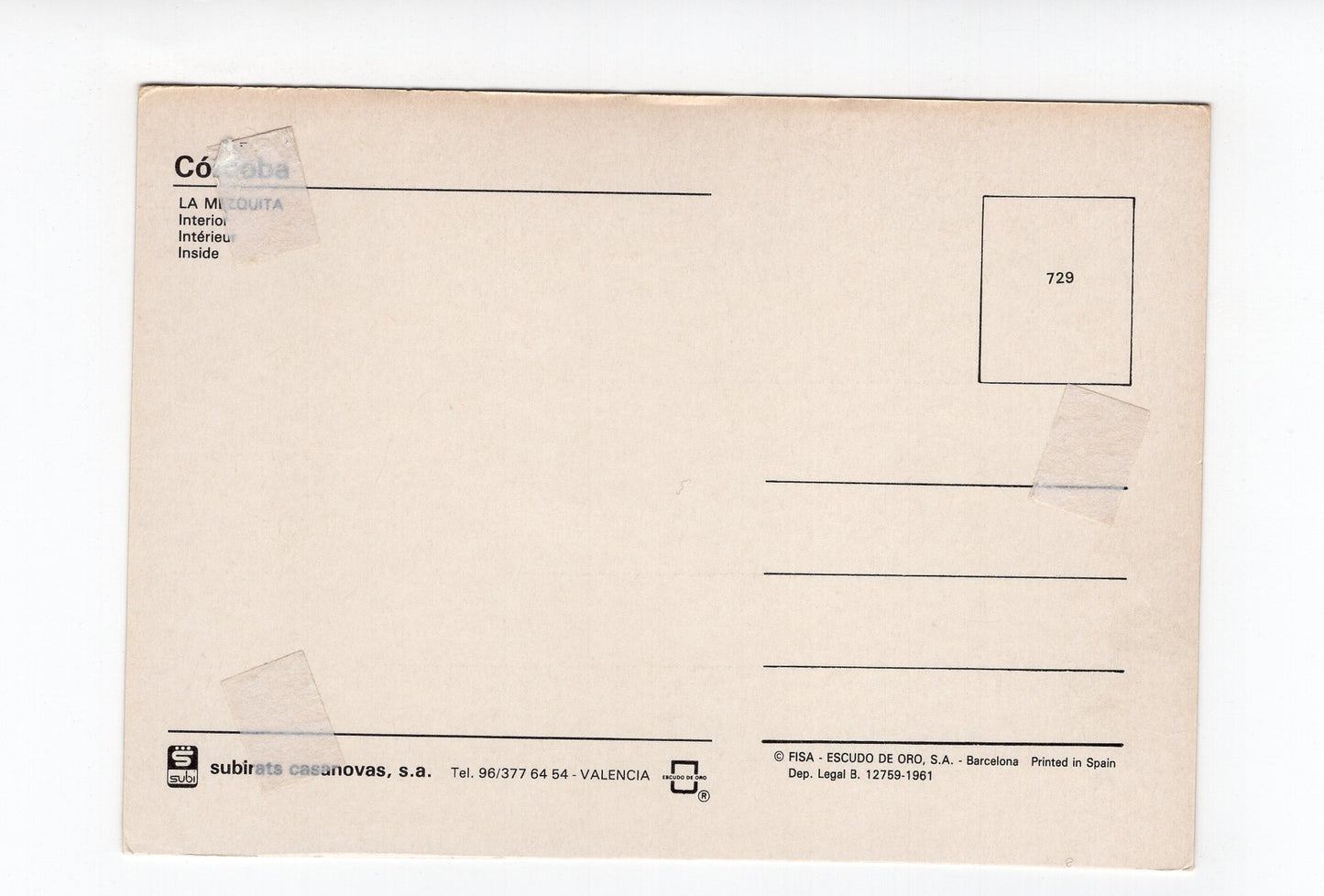 Ansichtskarte Cordoba / La Mezquita / Spanien