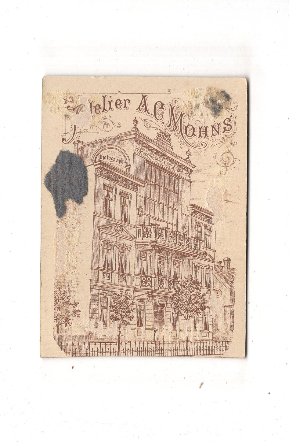 Fotografie Niedlicher kleiner Junge - Wittenberge um 1910 / CDV M1-22