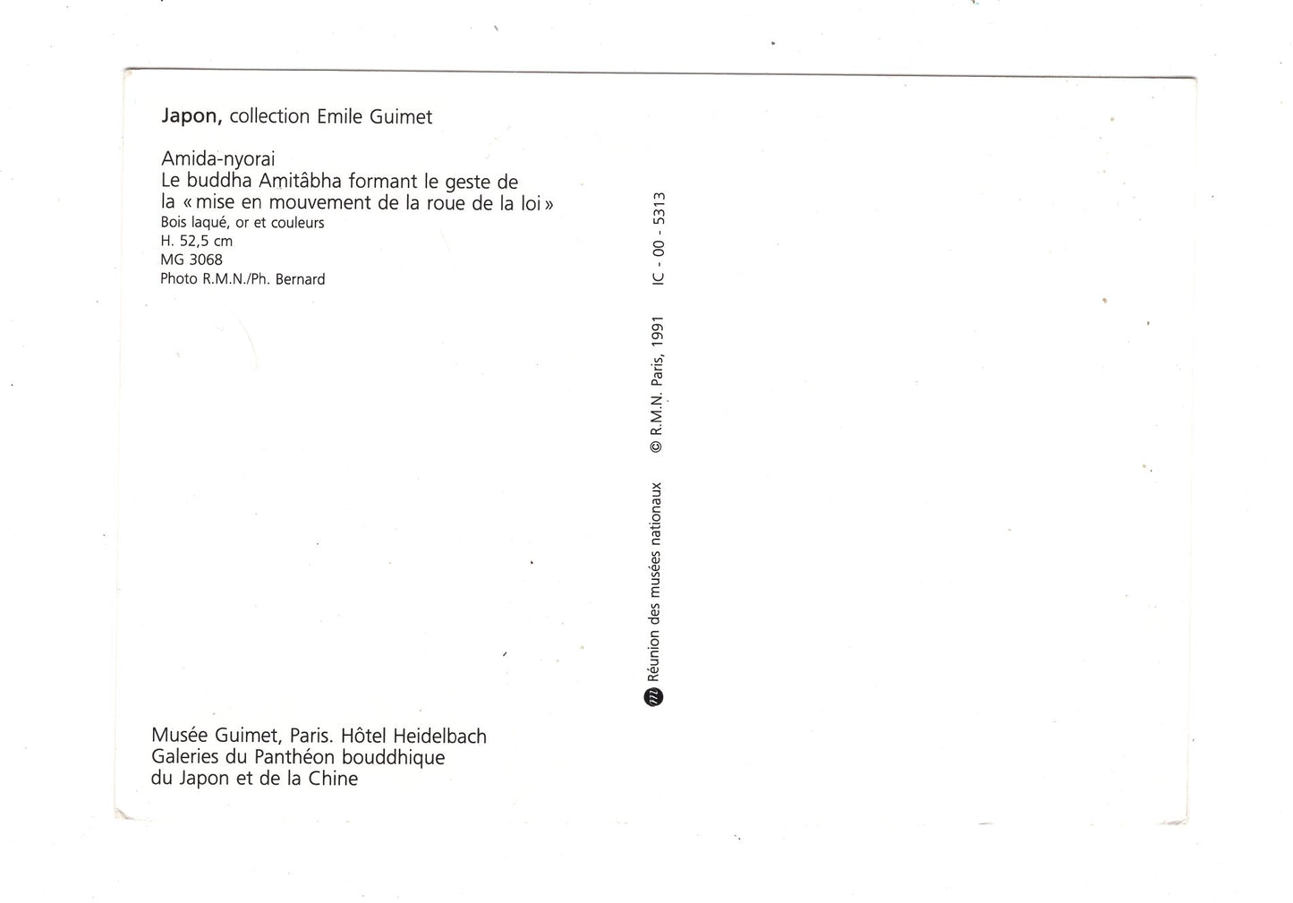 Ansichtskarte / Kunst Amida-nyorai / Buddah