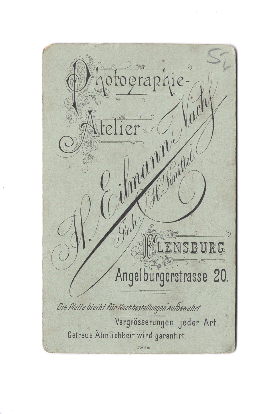Fotografie Niedlicher kleiner Junge - Flensburg 1890er