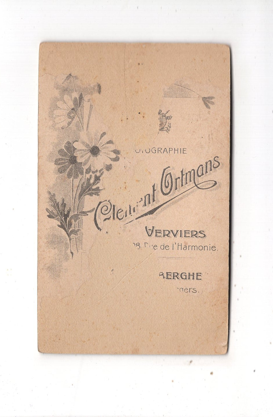 Fotografie Niedlicher kleiner Junge - Verviers um 1900