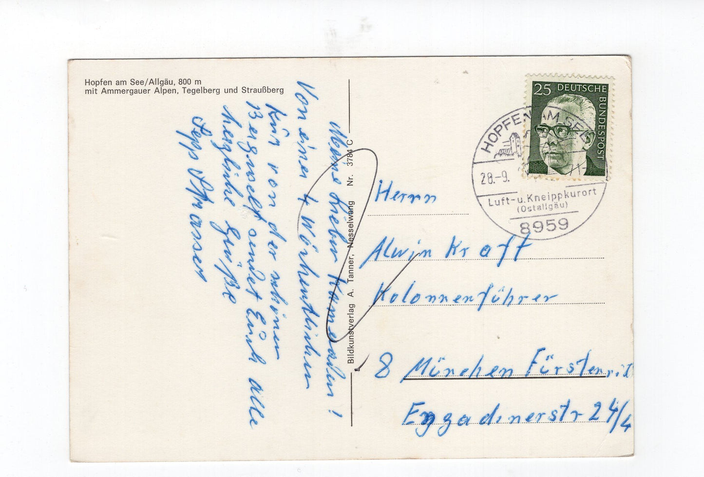 Ansichtskarte Hopfen am See