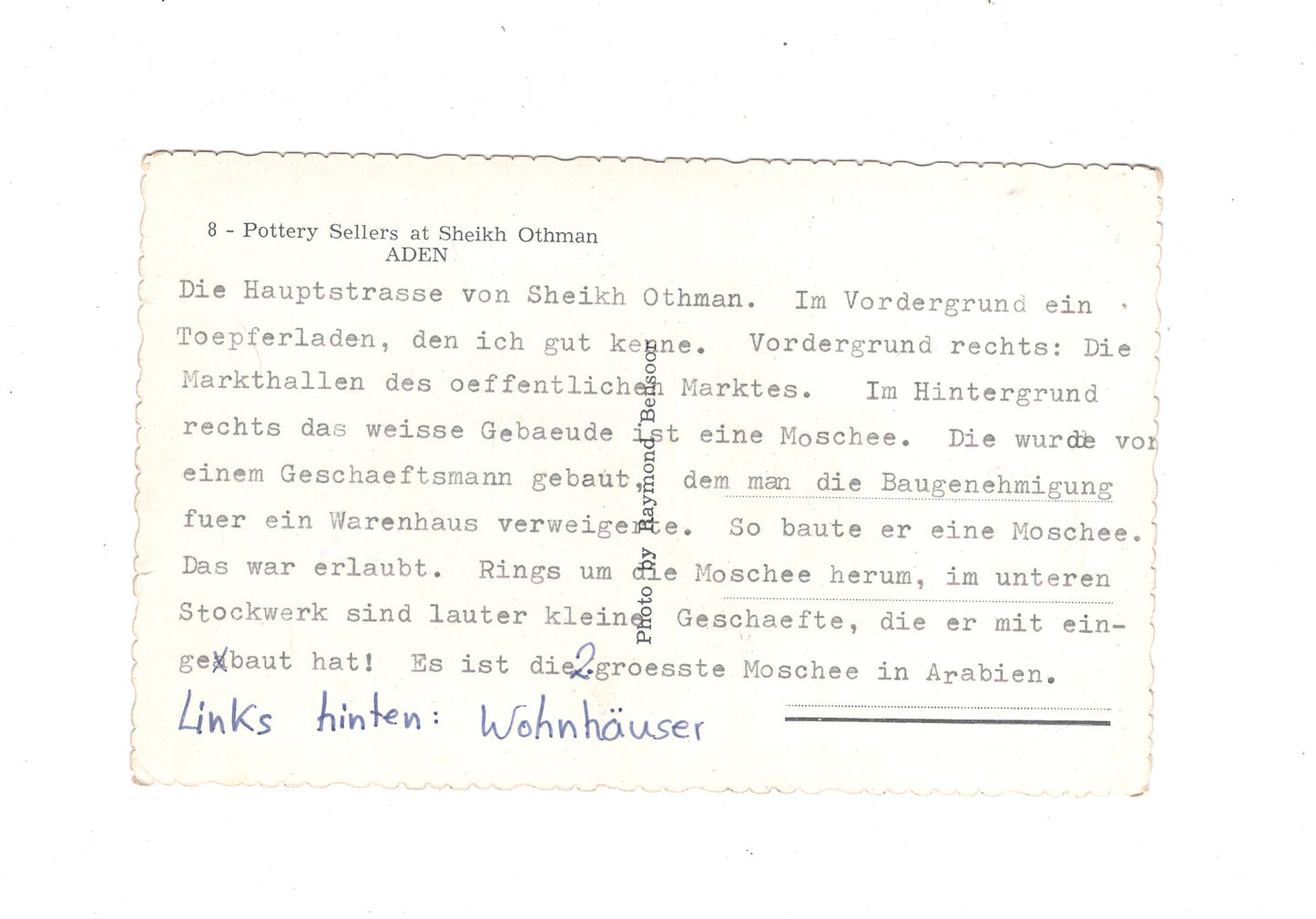 Ansichtskarte Aden / Sheikh Othman / Jemen