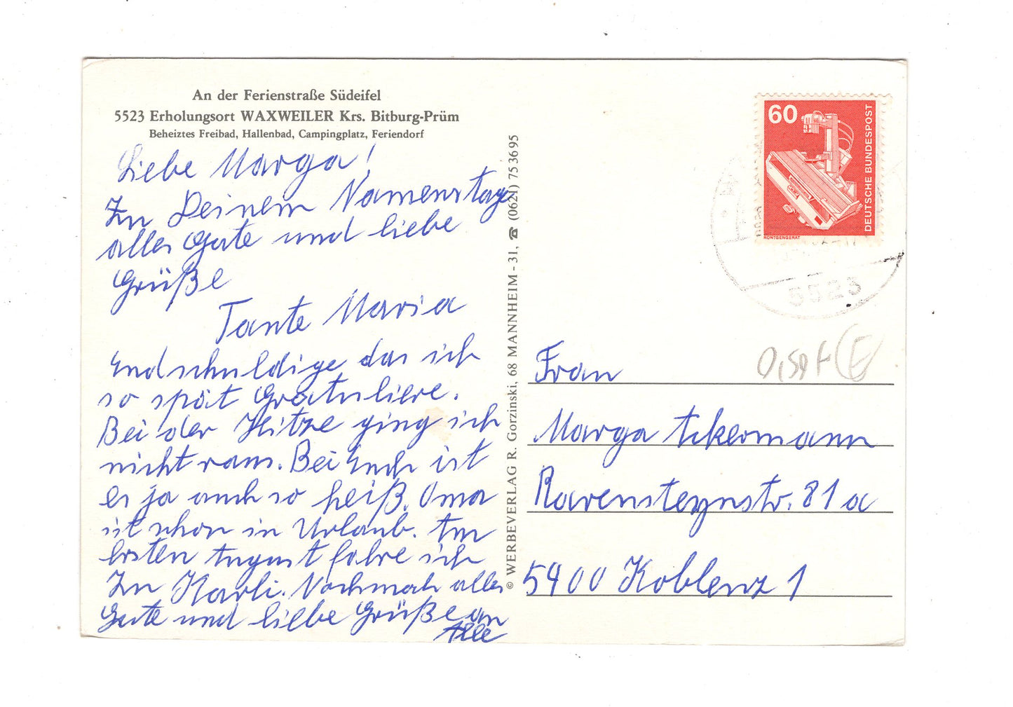 Ansichtskarte Waxweiler / Südeifel / M1-61