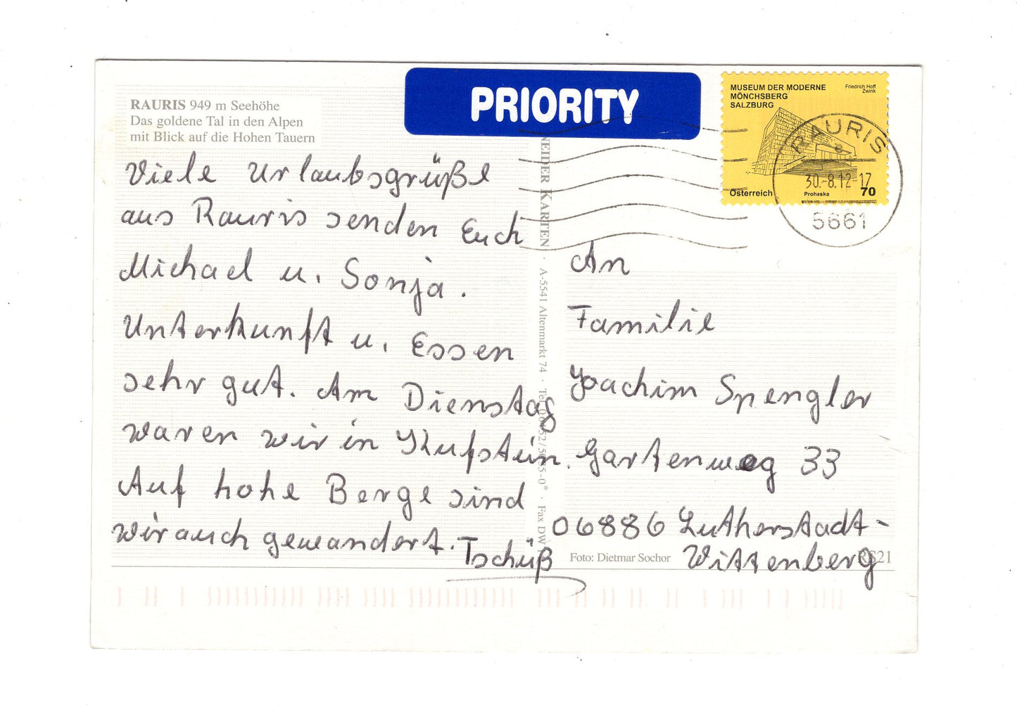 Ansichtskarte Rauris / Salzburger Land / Österreich