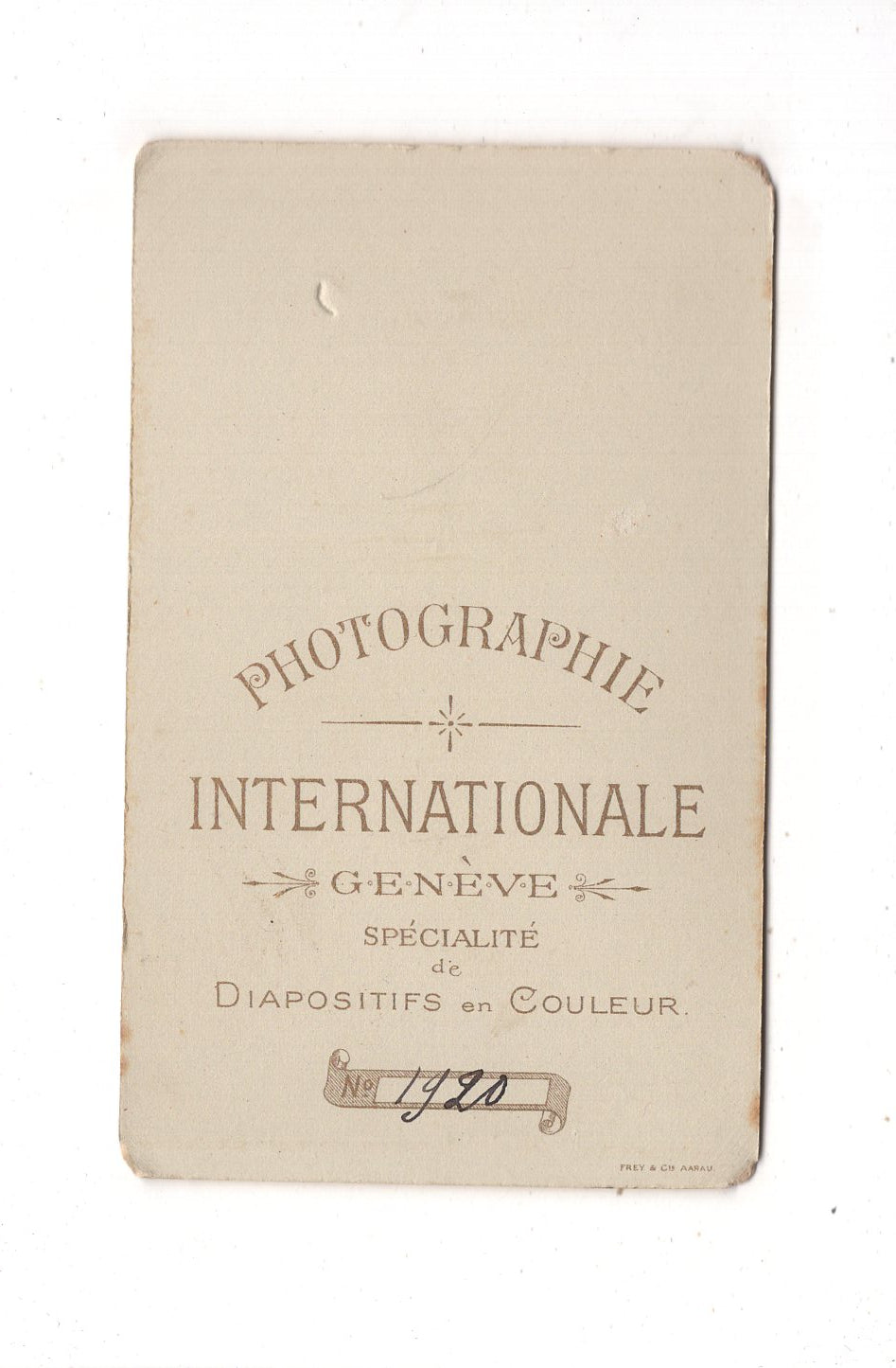 Fotografie Feiner Junge - Geneve Genf 1880er / CDV N1-06