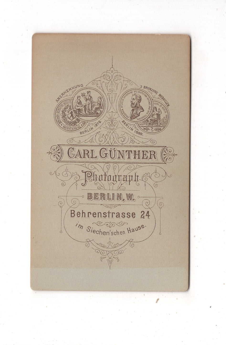 Fotografie Soldat / Ulan - Berlin 1880er / CDV M1-03