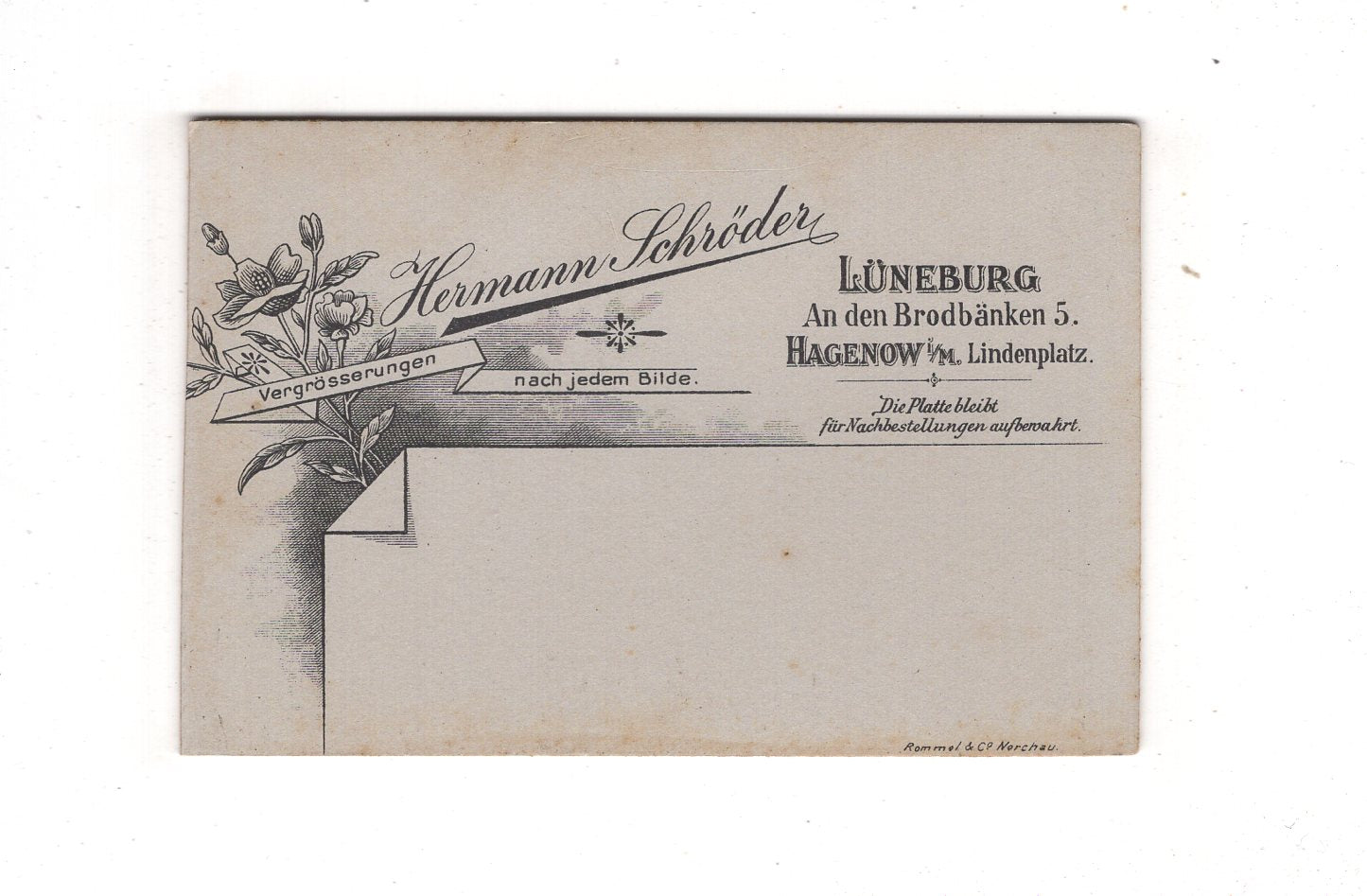 Fotografie Feine Dame - Lüneburg / Hagenow 1900er / CDV D1-23