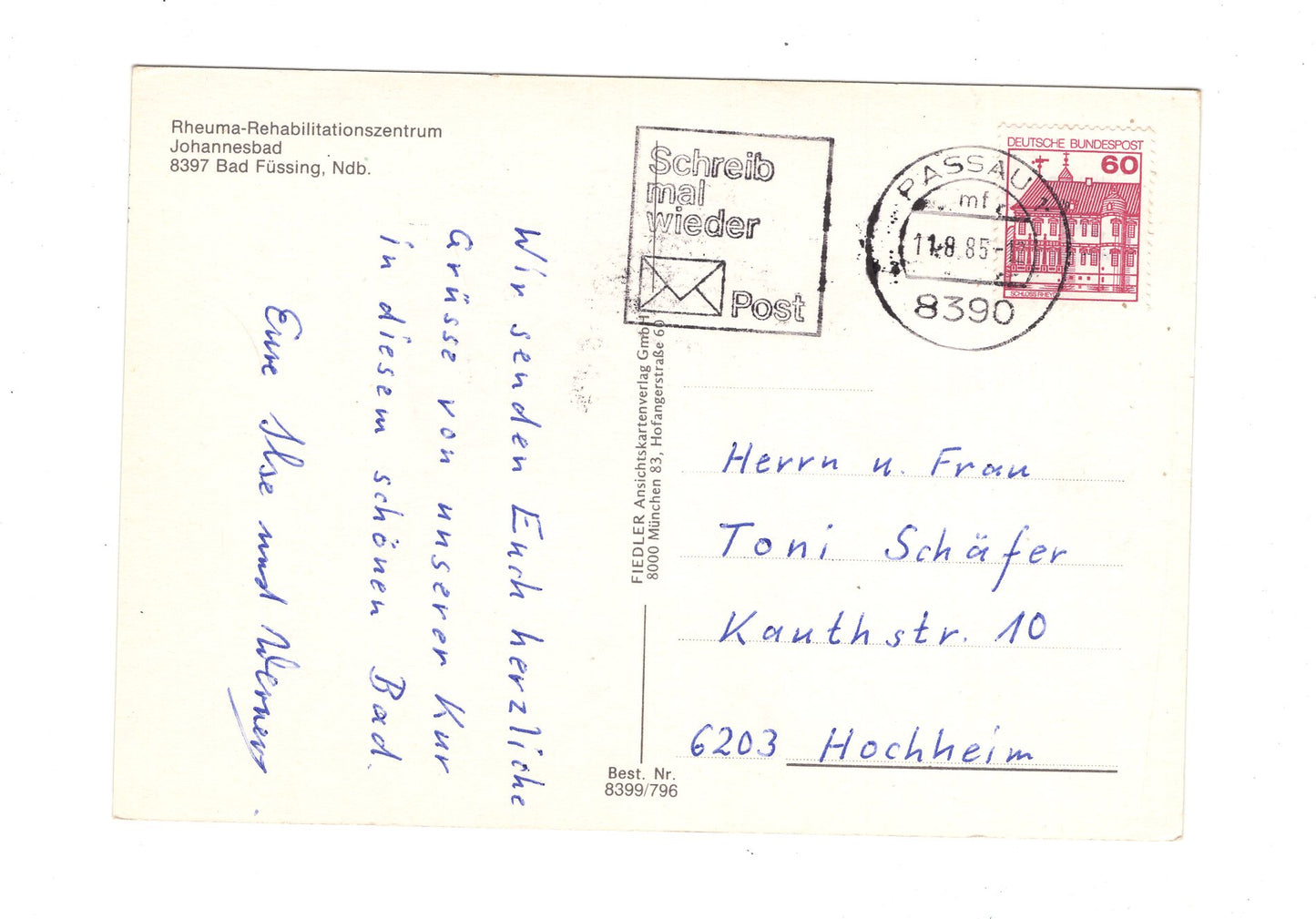 Ansichtskarte Bad Füssing / Niederbayern / Johannesbad