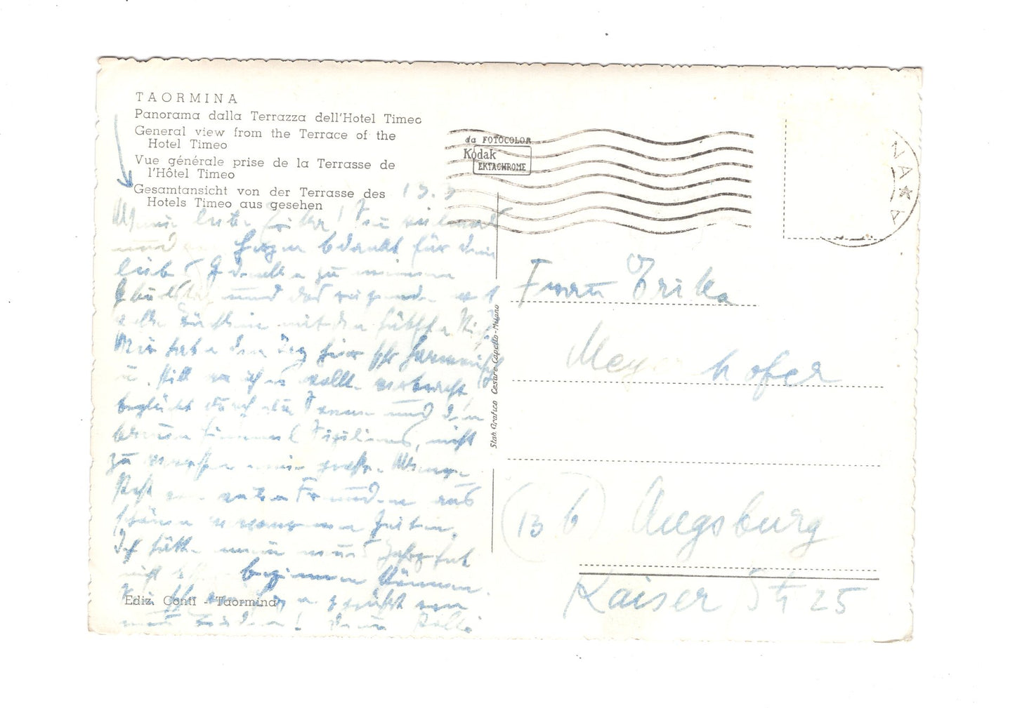 Ansichtskarte Taormina / Italien