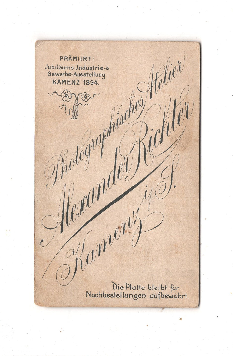 Fotografie Niedlicher kleiner Junge - Kamenz 1890er