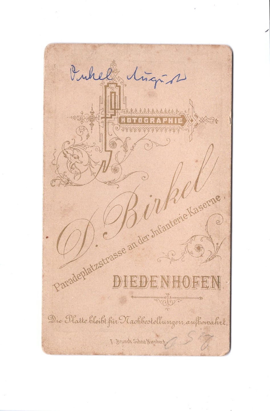 Fotografie Soldat - Diedenhofen 1880er