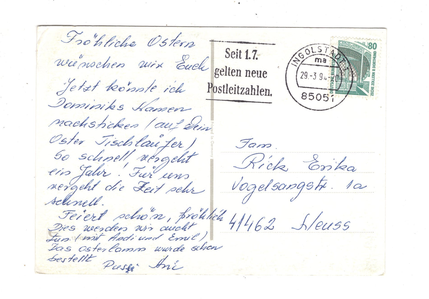 Ansichtskarte Feiertage / Frohe Ostern / L1-54