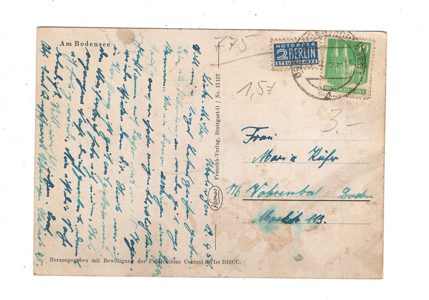 Ansichtskarte Am Bodensee / J1-63