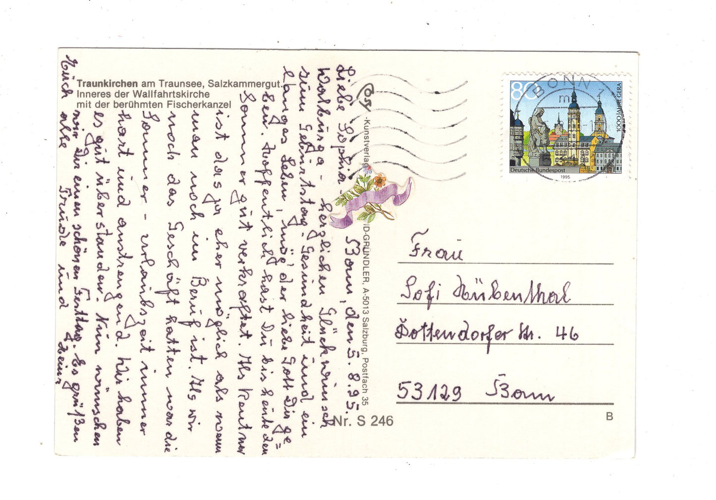Ansichtskarte Traunkirchen am Traunsee / Wallfahrtskirche / Salzkammergut / Österreich