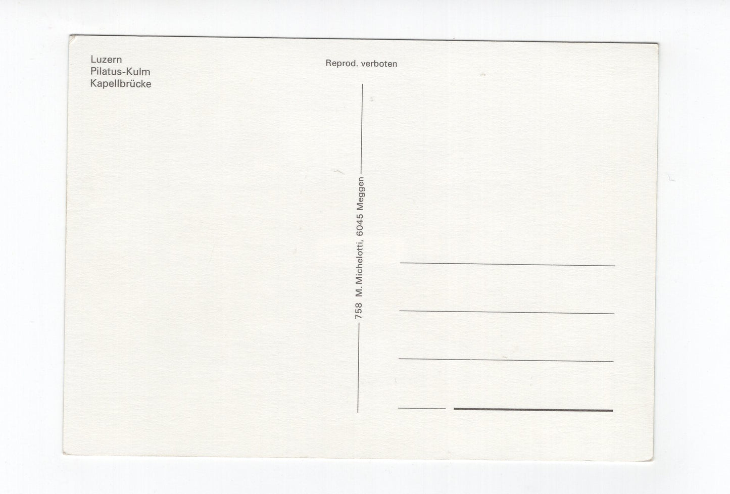 Ansichtskarte Luzern / Schweiz