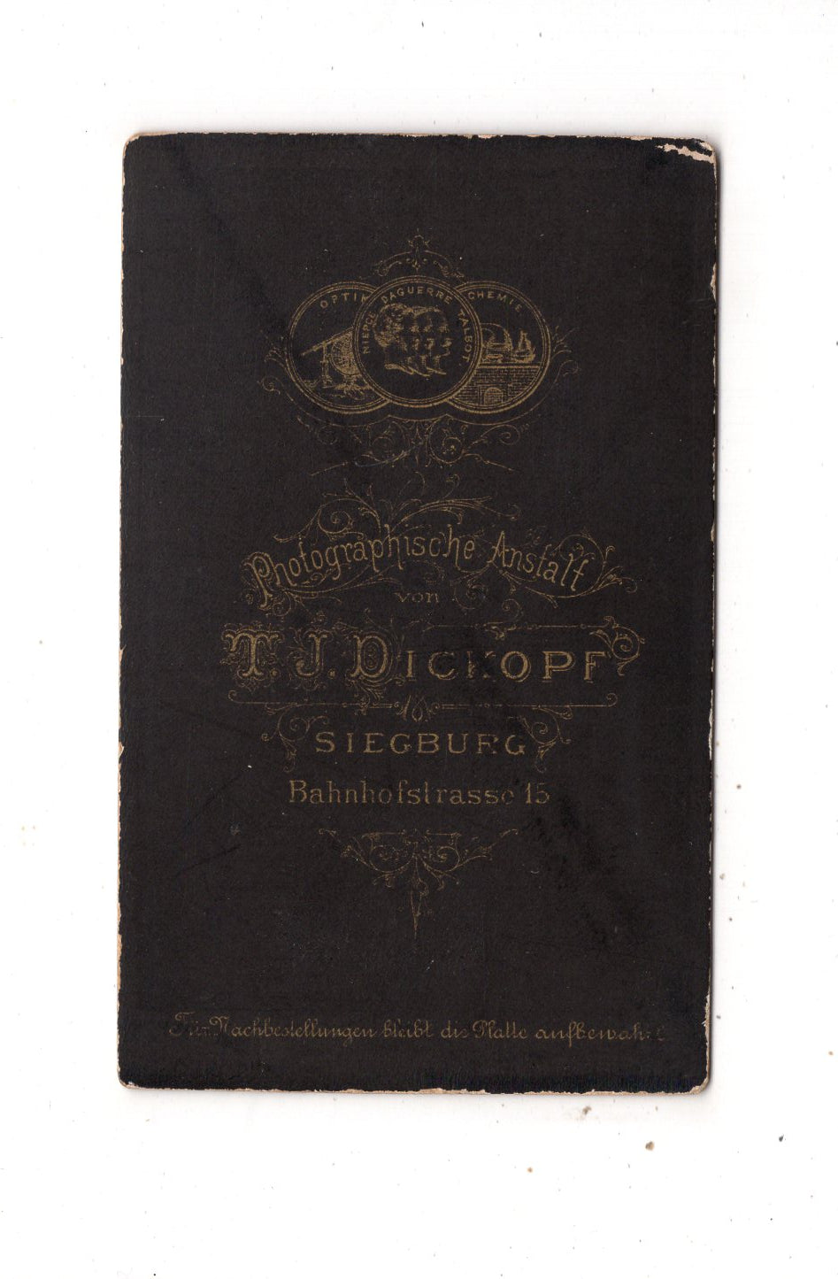 Fotografie Feine Dame - Siegburg 1880er