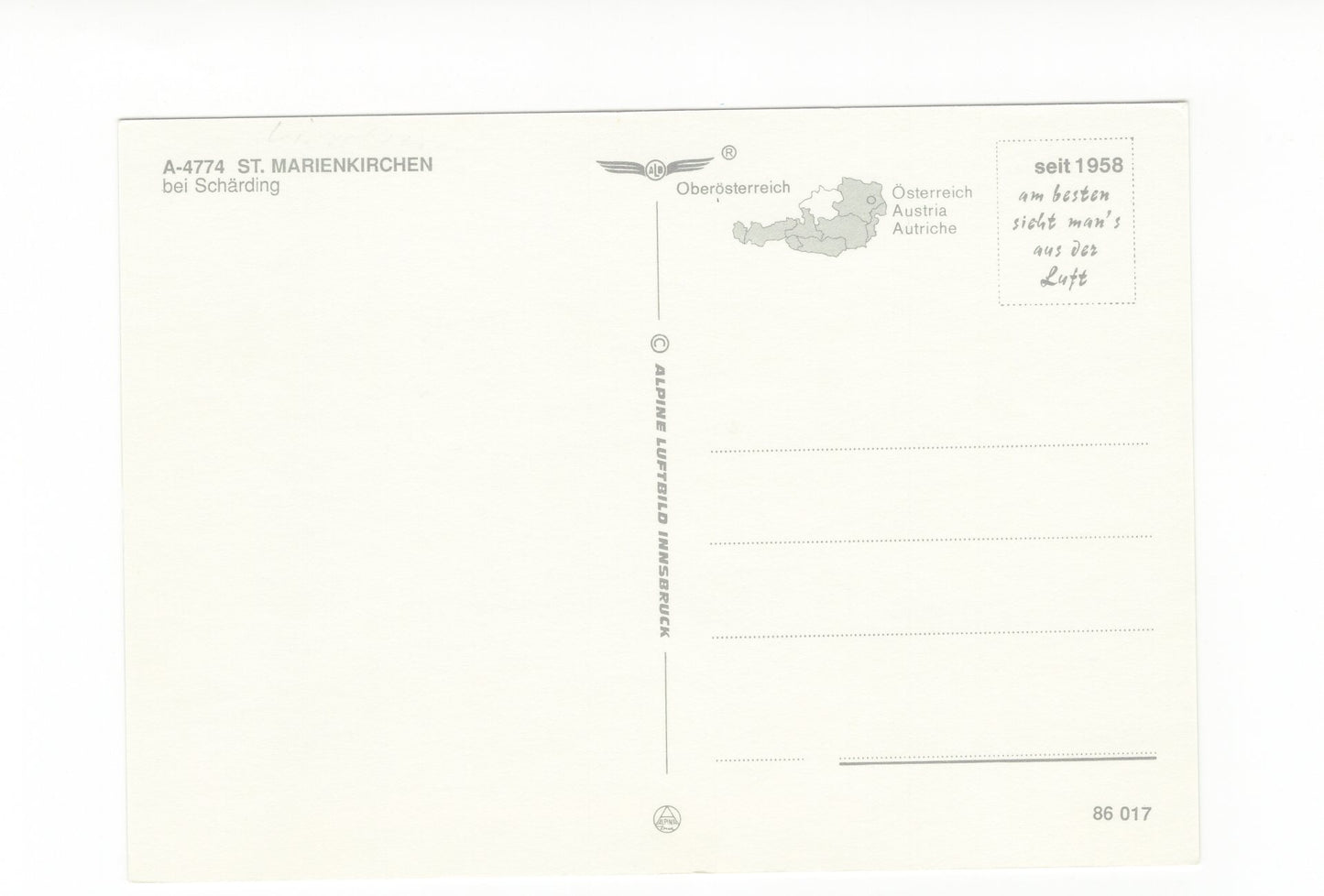 Ansichtskarte St. Marienkirchen bei Schärding / Oberösterreich / Österreich