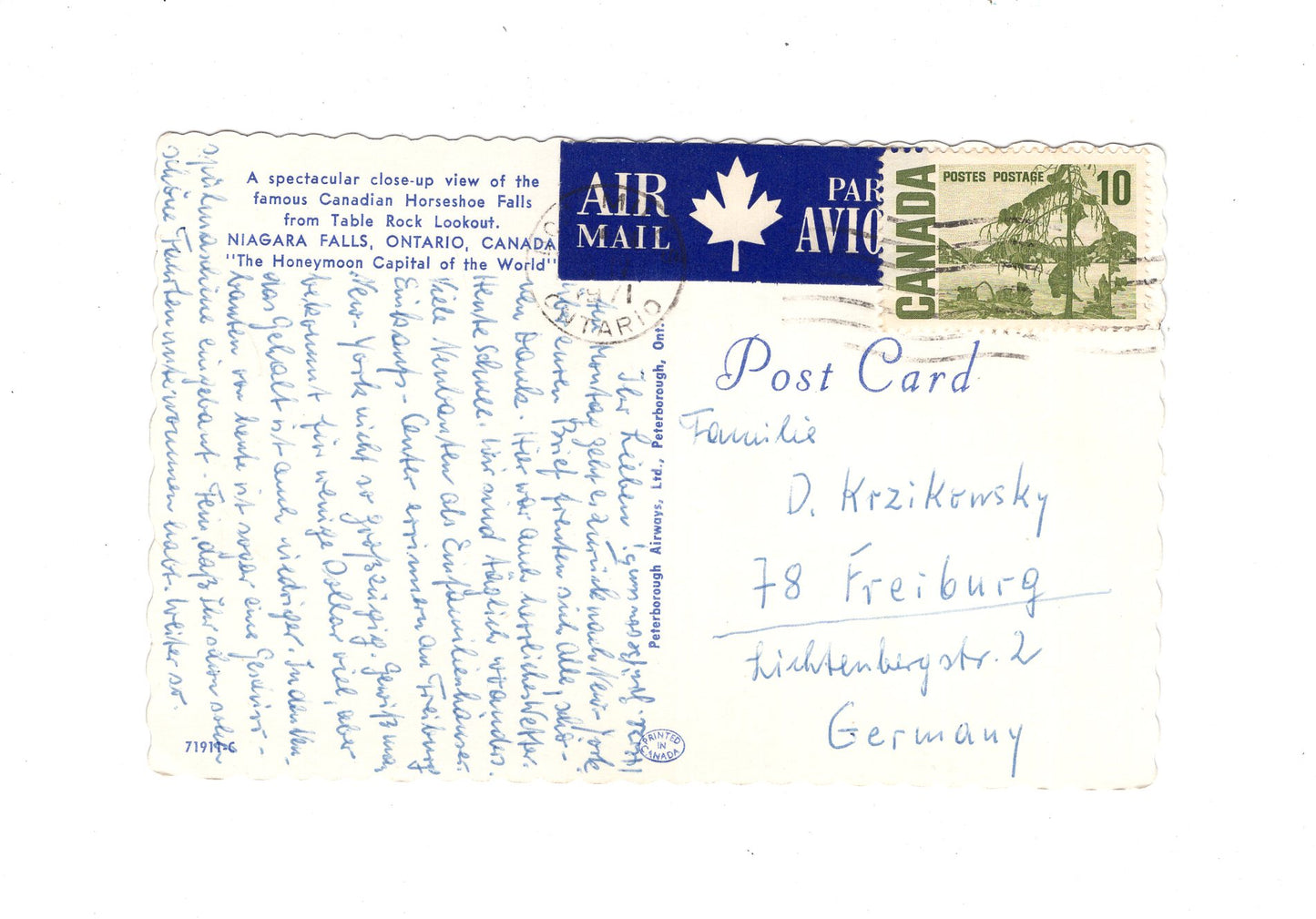 Ansichtskarte Niagara Falls / Kanada