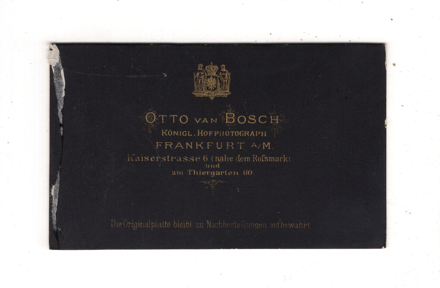 Fotografie Niedliche kleine Jungen - Frankfurt Main um 1880