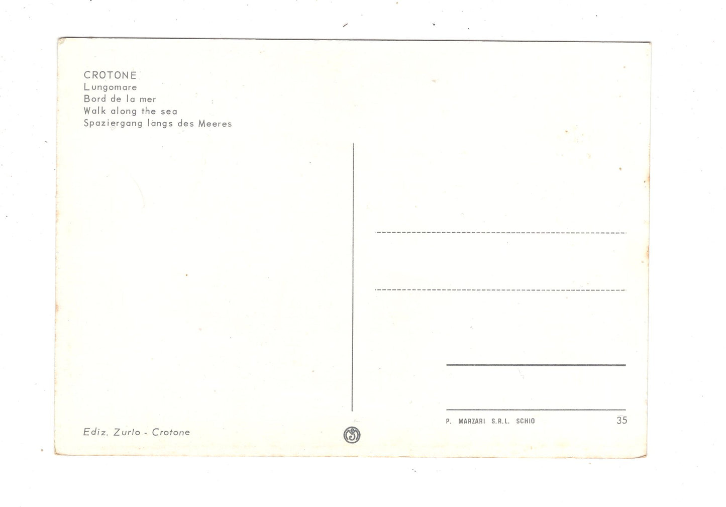 Ansichtskarte Crotone / Italien / N1-62