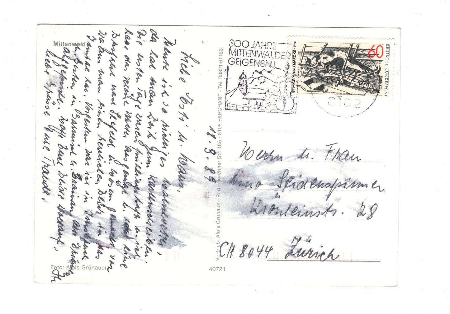 Ansichtskarte Mittenwald / Oberbayern / G1-56