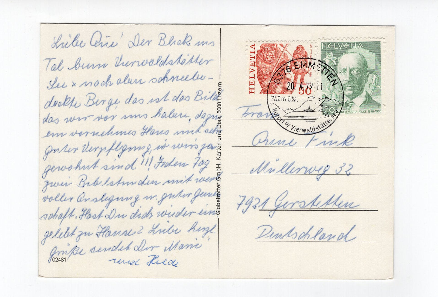 Ansichtskarte Luzern / Schweiz