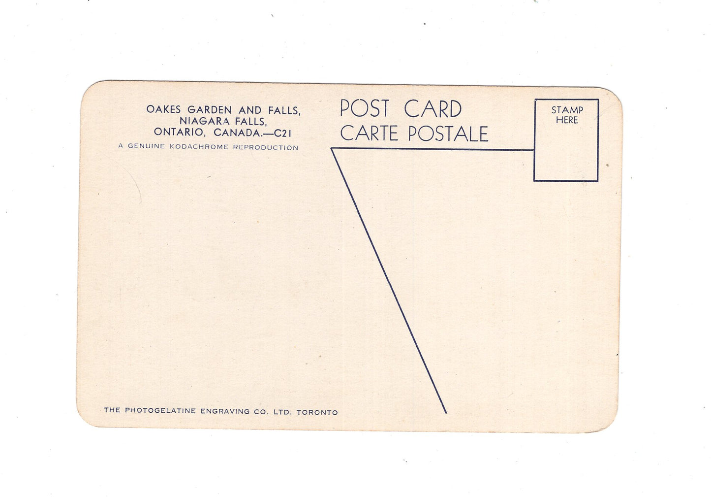 Ansichtskarte Oakes Garden and Falls / Niagara Falls / Kanada