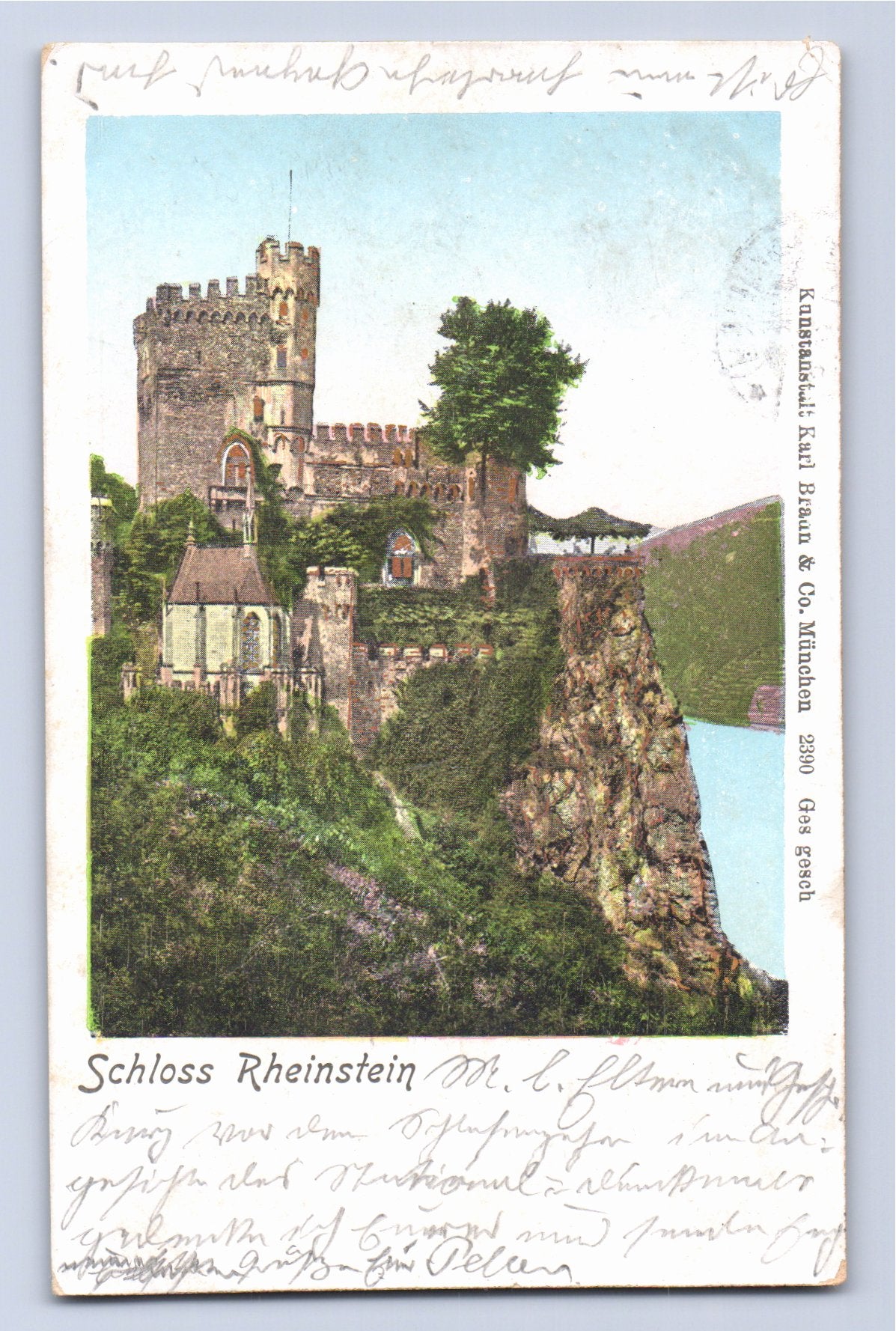 Ansichtskarte Schloss Rheinstein