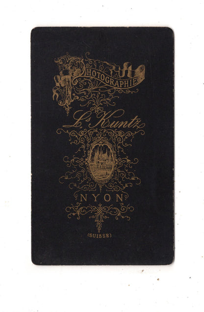 Fotografie Feine Dame - Nyon 1880er