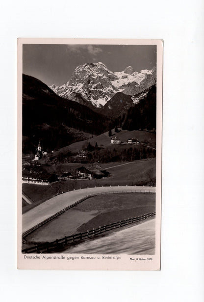 Ansichtskarte Deutsche Alpenstraße gegen Ramsau und Reiteralpe