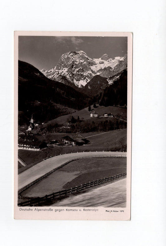 Ansichtskarte Deutsche Alpenstraße gegen Ramsau und Reiteralpe