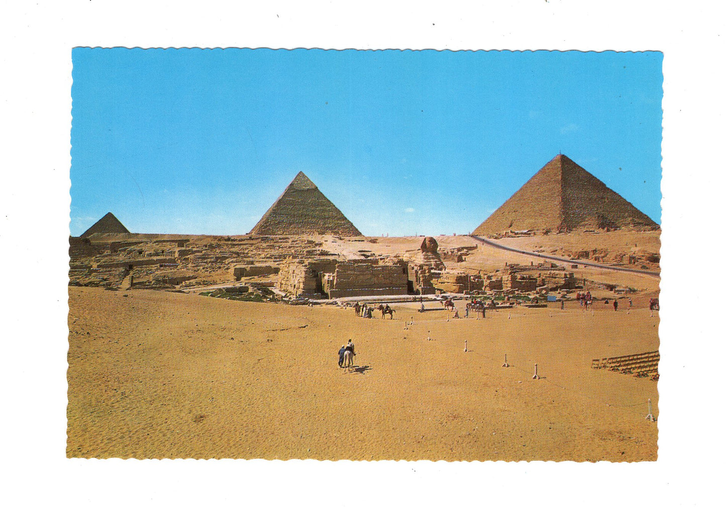 Ansichtskarte Gizeh / Sphinx und Pyramiden / Ägypten