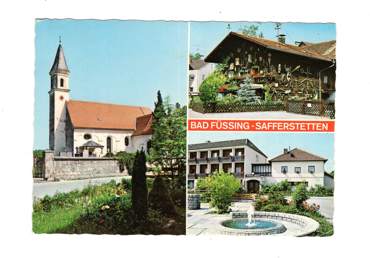 Ansichtskarte Bad Füssing / Niederbayern / Ortsteil Safferstetten