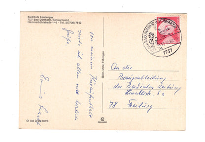 Ansichtskarte Bad Dürrheim / Schwarzwald / Kurklinik Limberger