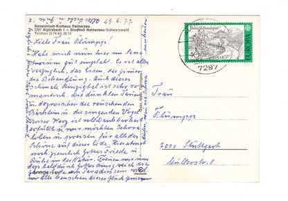 Ansichtskarte Sanatorium-Kurhaus Reinerzau / Alpirsbach / Schwarzwald / H1-53