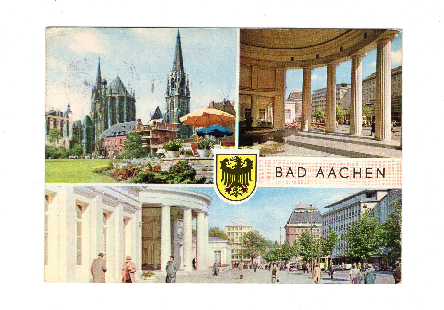 Ansichtskarte Bad Aachen / Dom / Elisenbrunnen