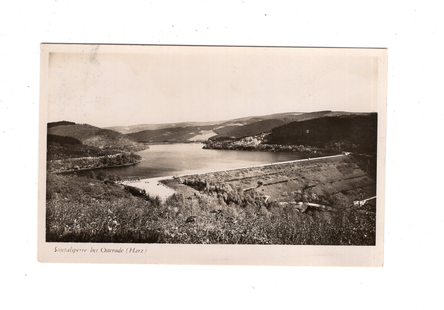 Ansichtskarte Sösetalsperre bei Osterode / Harz / K1-56