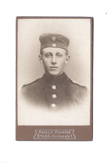 Fotografie Soldat / Soldatenportrait - Stade 1900er