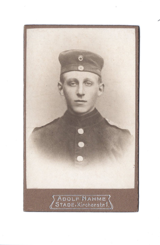 Fotografie Soldat / Soldatenportrait - Stade 1900er