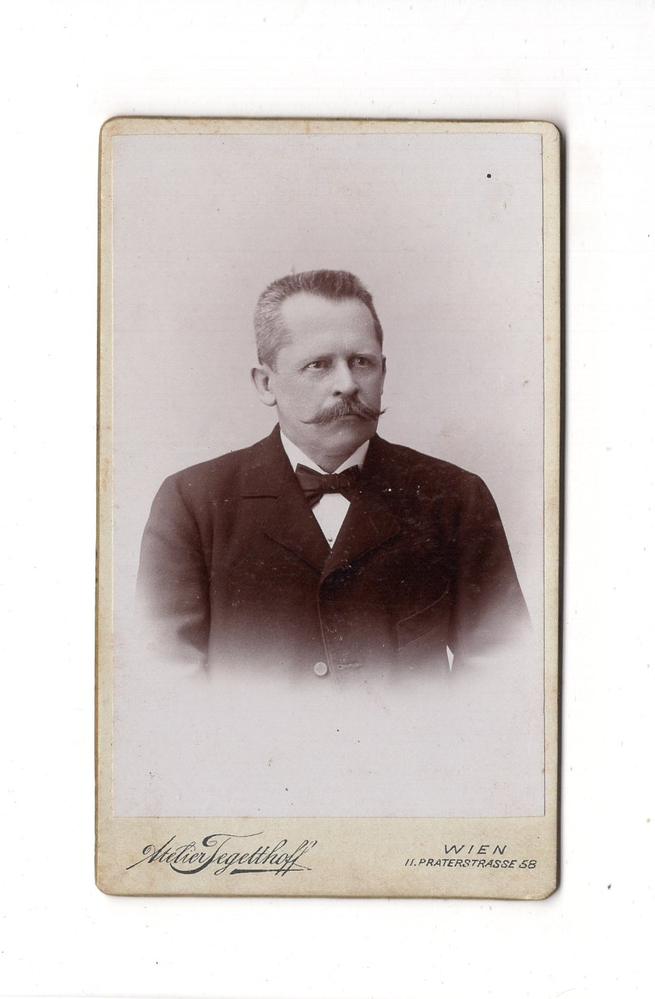 Fotografie Herrenportrait - Wien 1900er / CDV C1-19