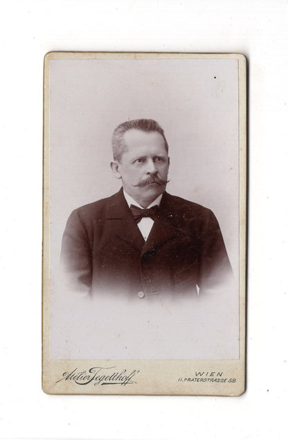 Fotografie Herrenportrait - Wien 1900er / CDV C1-19
