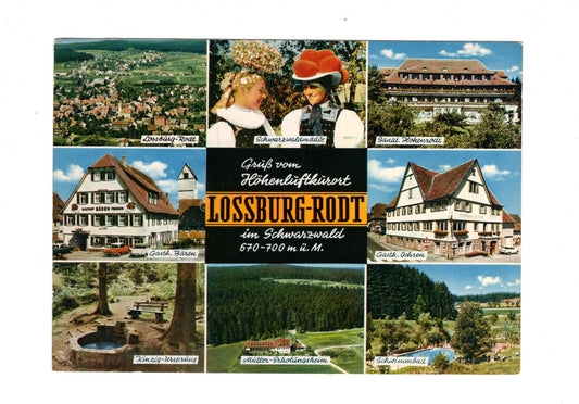 Ansichtskarte Loßburg-Rodt im Schwarzwald / H1-53