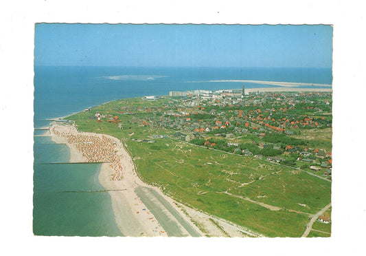 Ansichtskarte Nordseeheilbad Borkum / Südstrand