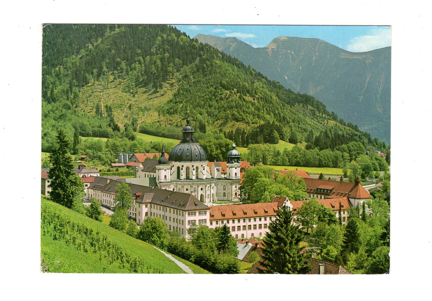 Ansichtskarte Benediktiner-Abtei Ettal