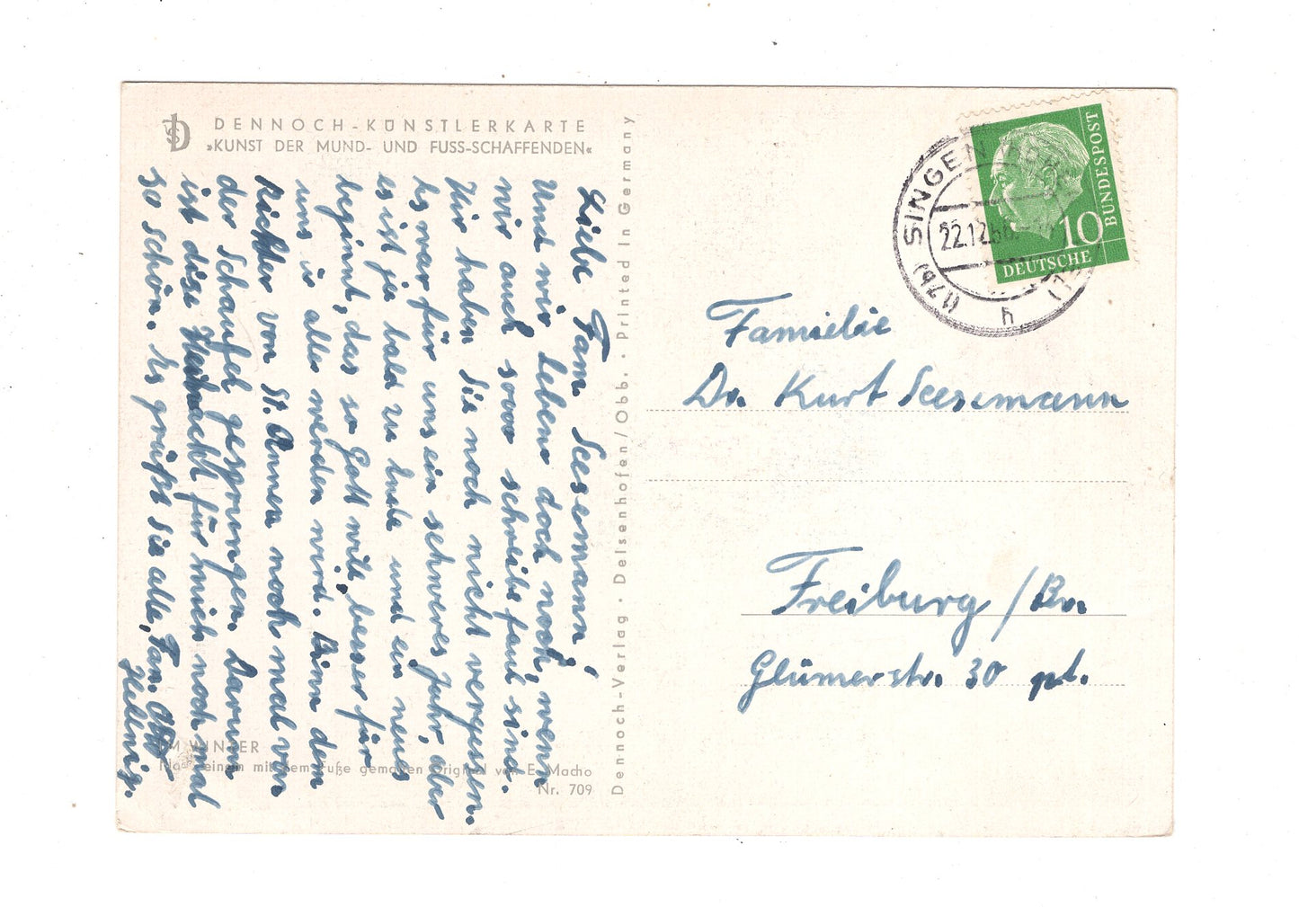 Ansichtskarte Feiertage / Frohe Weihnachten / K1-59