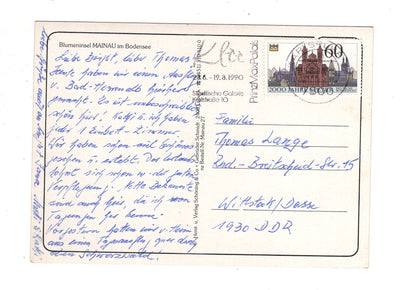 Ansichtskarte Blumeninsel Mainau im Bodensee / J1-64