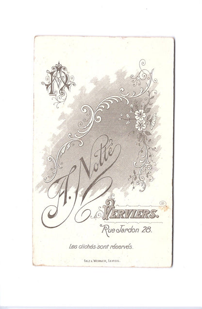 Fotografie Damenportrait - Verviers / Belgien 1890er